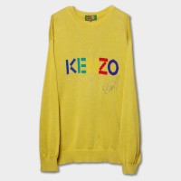"KENZO" Cotton Knit Pullover | Vintage.City 古着屋、古着コーデ情報を発信