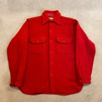 Duxbak ビンテージ 50s 60s ウールシャツ M程 マチ 赤 レッド | Vintage.City ヴィンテージ 古着
