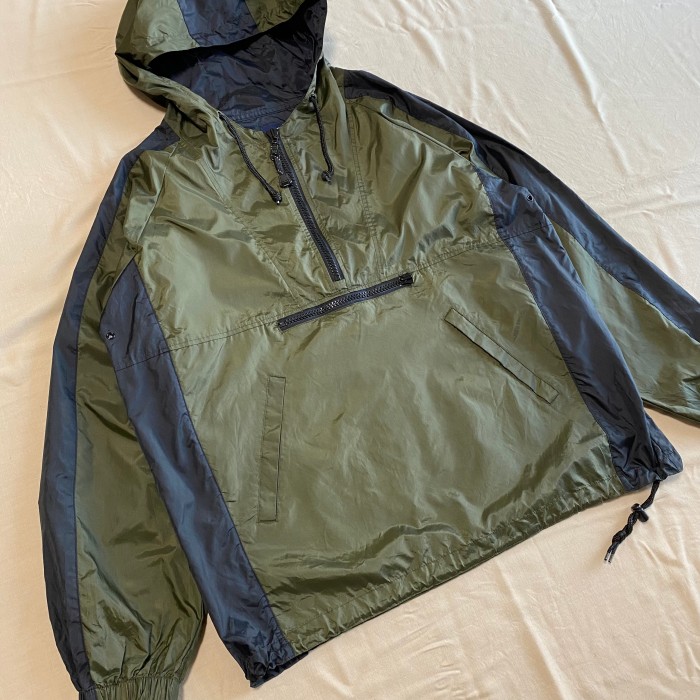 90's / 《GAP》olive nylon anorak hoodie | Vintage.City 古着屋、古着コーデ情報を発信