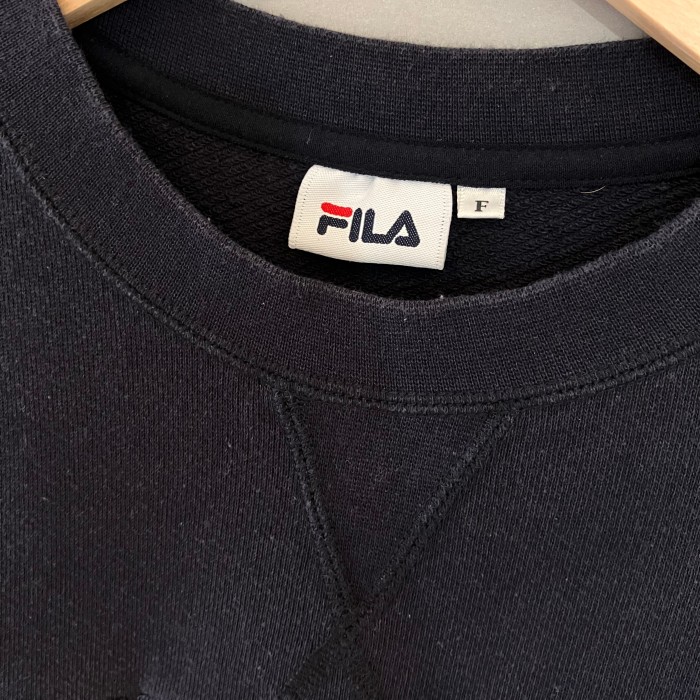 FILA スウェット トレーナー ネイビー Fサイズ | Vintage.City 古着屋、古着コーデ情報を発信
