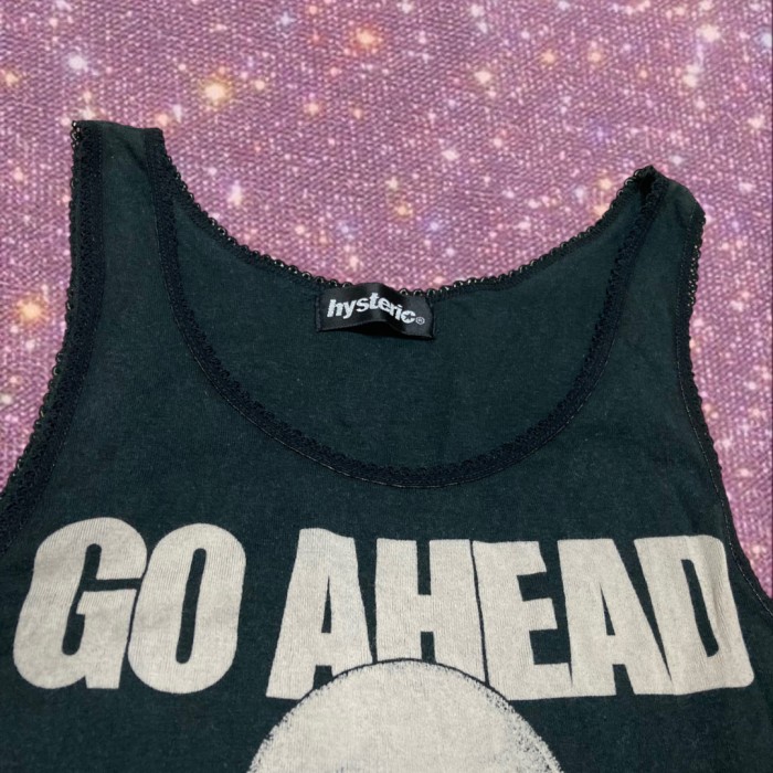 Y2K Old "hysteric by HYSTERIC GLAMOUR"  GO AHEAD MAKE MY DAY！Skull Graphic tanktop | Vintage.City Vintage Shops, Vintage Fashion Trends