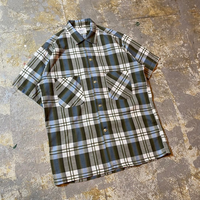 60s タウンクラフト オープンカラー半袖シャツ S ボックス | Vintage.City 古着屋、古着コーデ情報を発信
