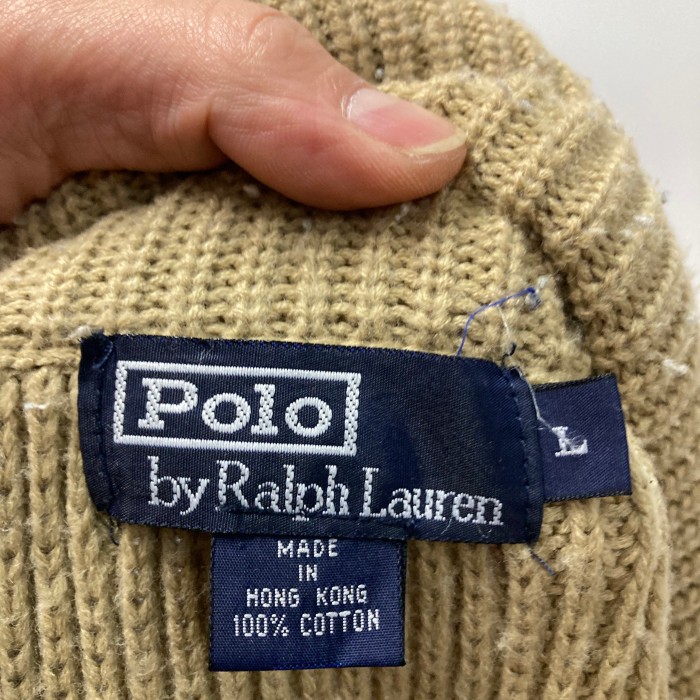 POLO by Ralph Laurenジップアップ ニットジャケット　L | Vintage.City 古着屋、古着コーデ情報を発信