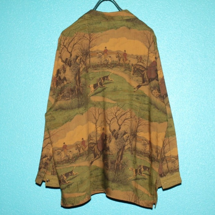 ~90s Burberrys Multi Pattern Open Collar Shirt | Vintage.City 古着屋、古着コーデ情報を発信