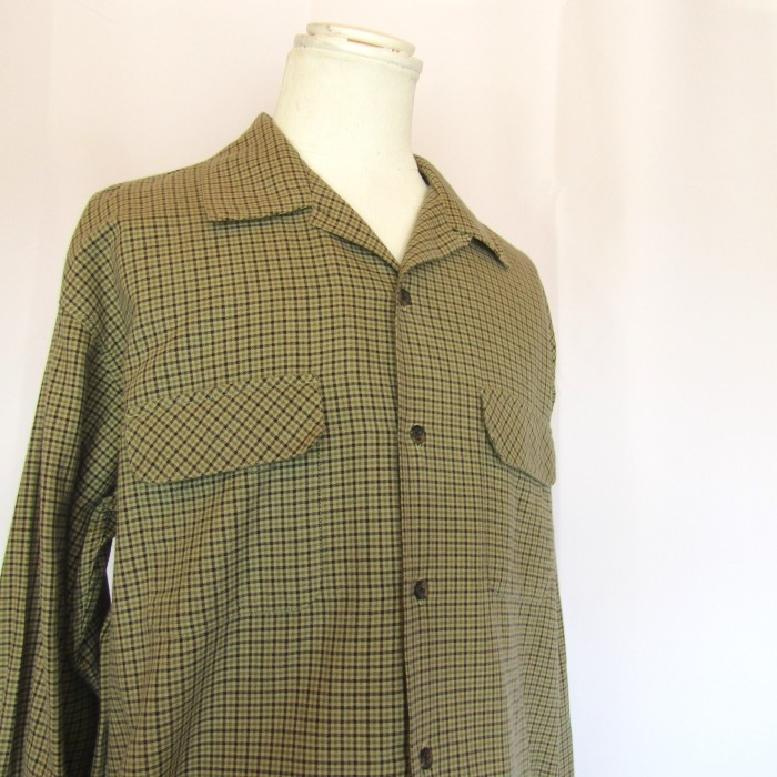 80’s J.CREW Open Colllar Shirt | Vintage.City 古着屋、古着コーデ情報を発信