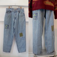 【"Levi's 560" comfort fit 亡 hand embroidery patch denim pants】 | Vintage.City ヴィンテージ 古着