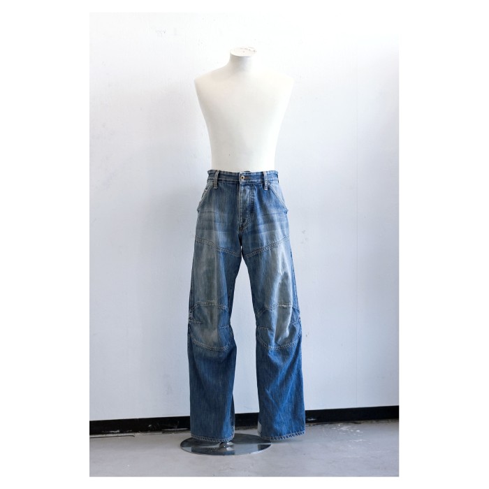 Vintage “G-STAR RAW” ELWOOD Safety 3D Wide Jeans | Vintage.City Vintage Shops, Vintage Fashion Trends