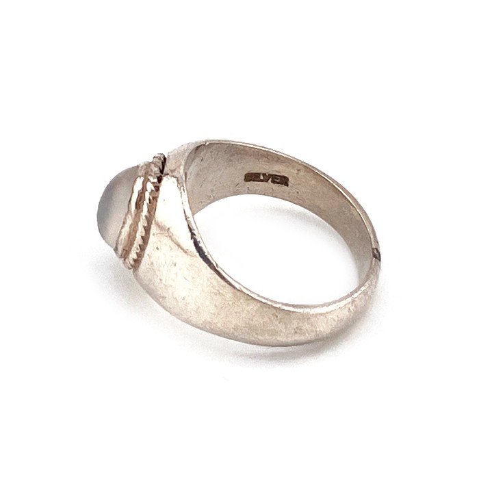 Vintage Moon Stone Silver Ring | Vintage.City 古着屋、古着コーデ情報を発信