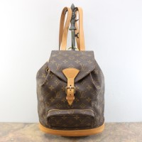 LOUIS VUITTION M51136 SP1928 MONTSOURIS MM MONOGRAM PATTERNED LEATHER PVC RUCK SUCK MADE IN FRANCEルイヴィトンモンスリMMレザーPVCモノグラムリュックサック | Vintage.City Vintage Shops, Vintage Fashion Trends