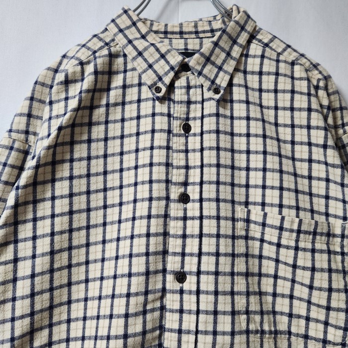 【EDDIE BAUER 】エディーバウアー BD コットン ネルシャツ XL | Vintage.City 古着屋、古着コーデ情報を発信