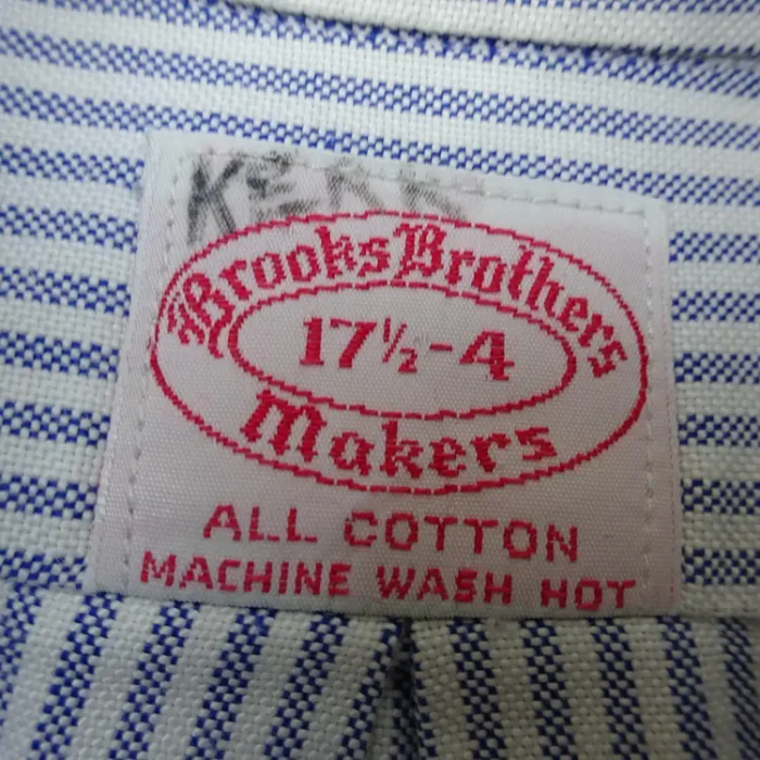 ブルックスブラザーズ シャツ サイズ17.1/2 ブルー ホワイト ストライプ | Vintage.City 古着屋、古着コーデ情報を発信