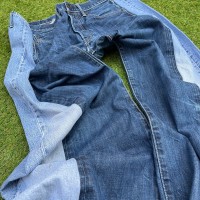LEVI’S 501 remake wide pants design denim Blue White | Vintage.City 古着屋、古着コーデ情報を発信