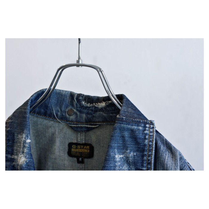 Vintage “G-STAR RAW” ELWOOD Denim Jacket | Vintage.City 빈티지숍, 빈티지 코디 정보