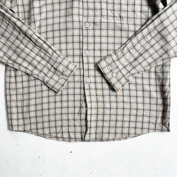 1990s PERRY ELLIS Viscose Brend Over Check Shirt 【M】 | Vintage.City 古着屋、古着コーデ情報を発信