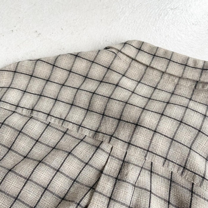 1990s PERRY ELLIS Viscose Brend Over Check Shirt 【M】 | Vintage.City 빈티지숍, 빈티지 코디 정보