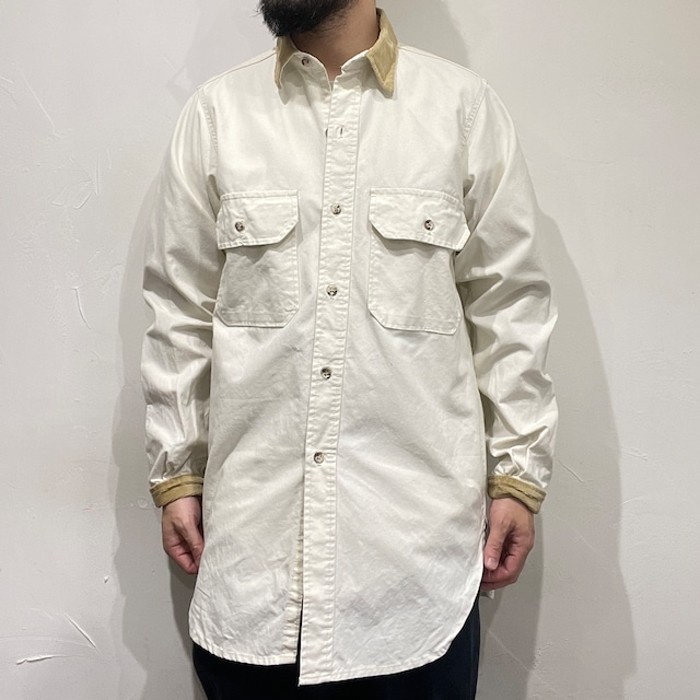 80s " five brother " cotton canvas shirts | Vintage.City 古着屋、古着コーデ情報を発信
