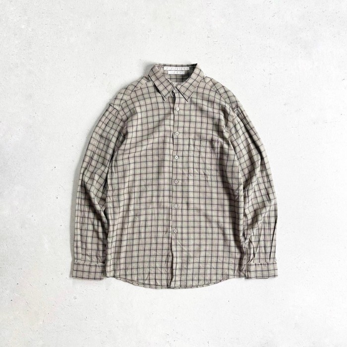 1990s PERRY ELLIS Viscose Brend Over Check Shirt 【M】 | Vintage.City 古着屋、古着コーデ情報を発信