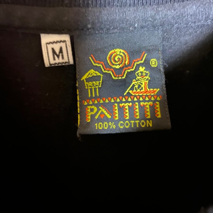 PAITITI tシャツ ペルー製　ブラック　ナスカの地上絵 | Vintage.City 빈티지숍, 빈티지 코디 정보