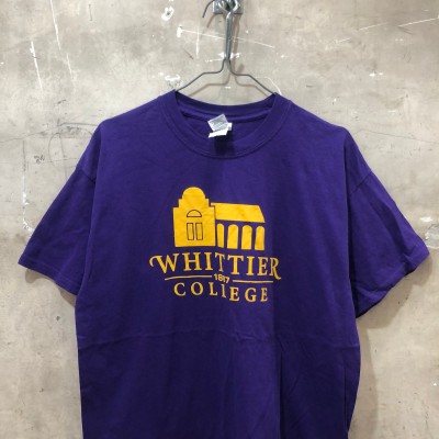 USA古着カレッジプリントTシャツ WHITTER COLLEGE パープル | Vintage.City ヴィンテージ 古着
