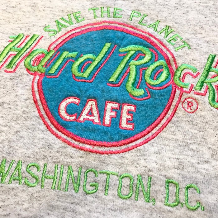 "Hard Rock CAFE" 刺繍ロゴスウェット | Vintage.City 古着屋、古着コーデ情報を発信