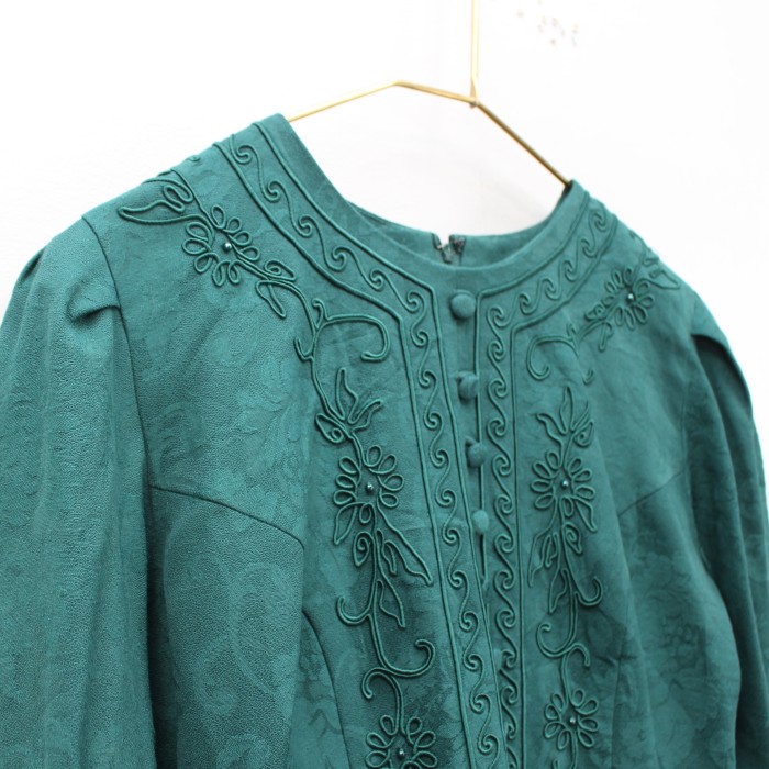 USA VINTAGE LAYARD DESIGN EMBROIDERY ONE PIECE/アメリカ古着レイヤードデザイン刺繍ワンピース | Vintage.City 古着屋、古着コーデ情報を発信