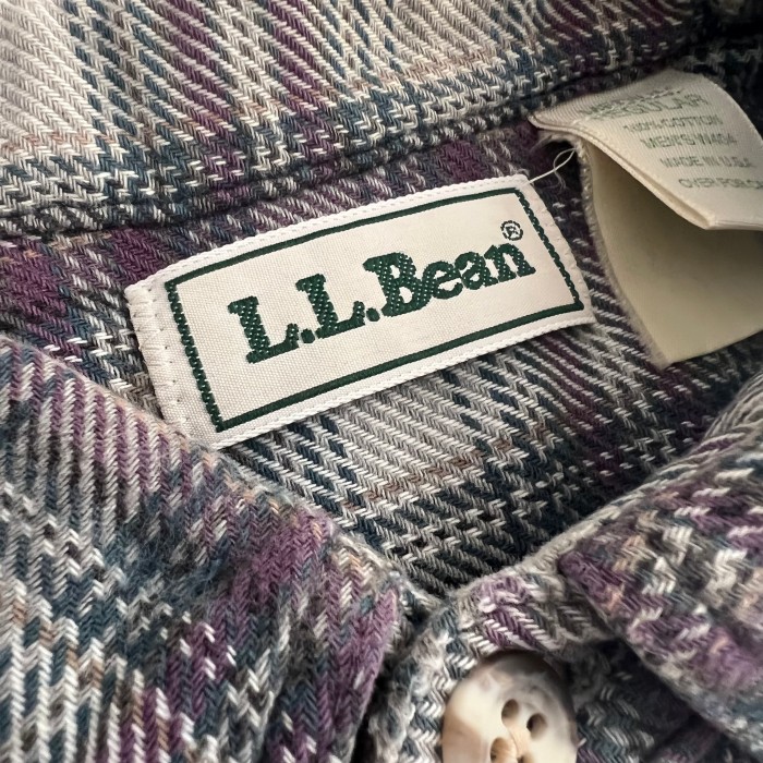 L.L.Bean USA製 エルエルビーン チェックシャツ ネルシャツ M | Vintage.City 古着屋、古着コーデ情報を発信
