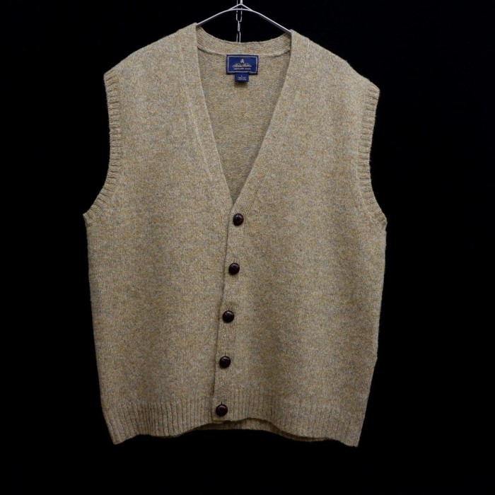 BROOKS BROTHERS wool knit vest | Vintage.City 古着屋、古着コーデ情報を発信