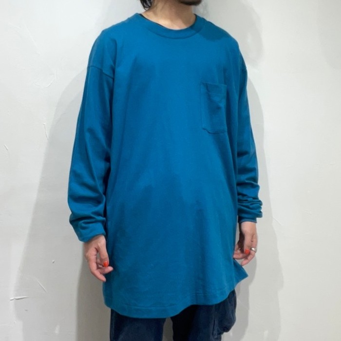dead stock 90s " fruit of the loom " cotton pocket cutsewn | Vintage.City 古着屋、古着コーデ情報を発信