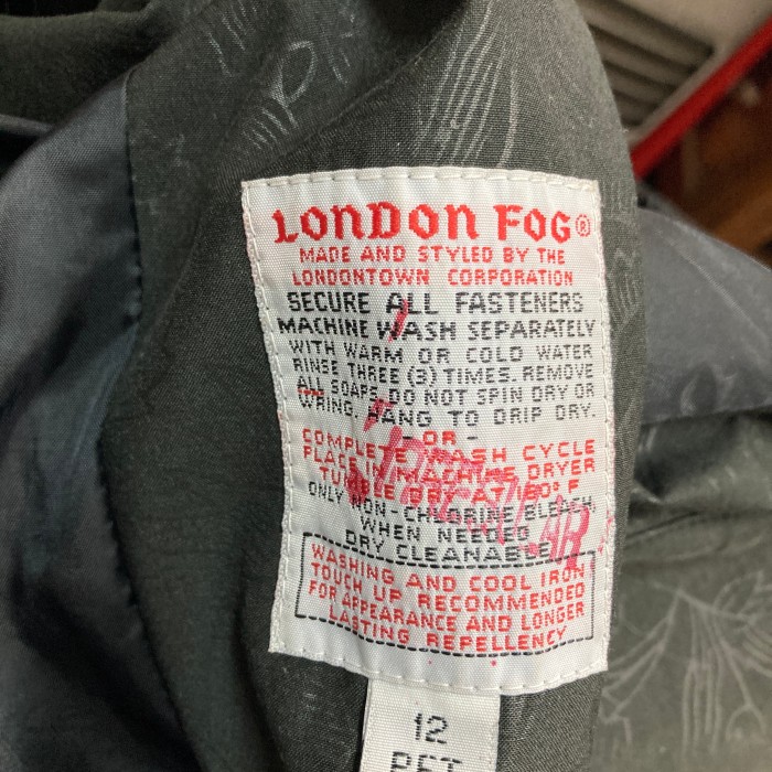 80’s LONDON FOG 総柄ステンカラーコート　12PET | Vintage.City 古着屋、古着コーデ情報を発信