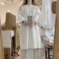 antique linen dress | Vintage.City ヴィンテージ 古着