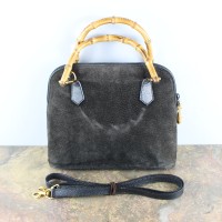 OLD GUCCI BAMBOO LEATHER 2WAY SHOULDER BAG MADE IN ITALY/オールドグッチバンブーレザー2wayショルダーバッグ | Vintage.City ヴィンテージ 古着