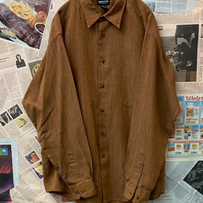 claiborne linen shirt | Vintage.City 빈티지숍, 빈티지 코디 정보
