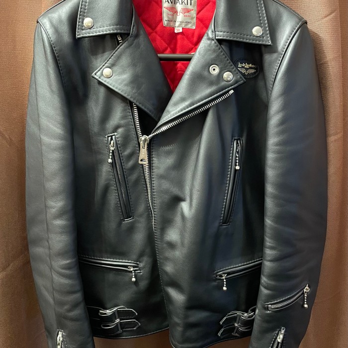 MADE IN ENGLAND製 LEWIS LEATHERS No.391T LIGHTNING TIGHT FIT COWHIDE ライダースジャケット ブラック 38サイズ | Vintage.City 빈티지숍, 빈티지 코디 정보