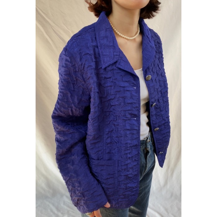 blue shirt jacket | Vintage.City 빈티지숍, 빈티지 코디 정보