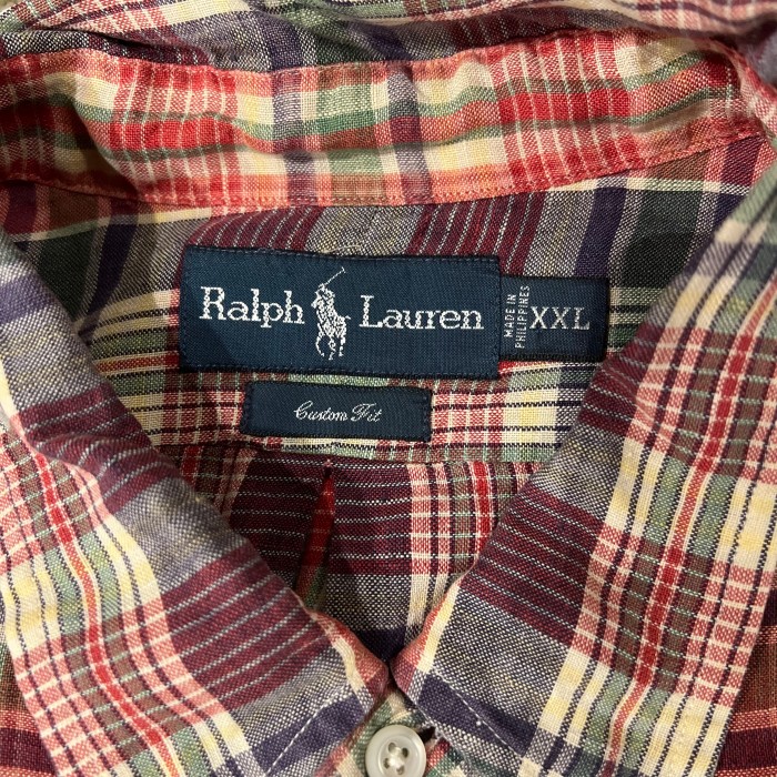 Ralph Lauren 長袖リネンシャツ | Vintage.City 古着屋、古着コーデ情報を発信