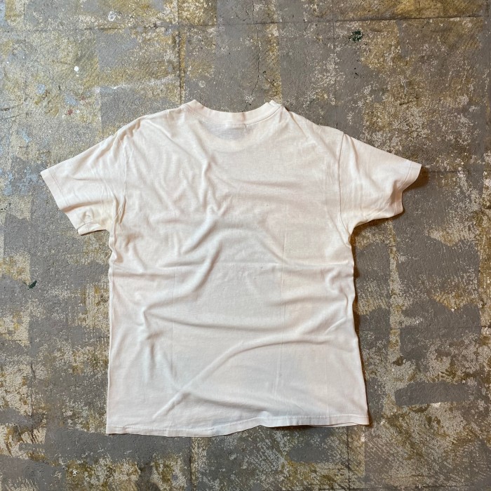 80s hanes ヘインズ tシャツ USA製 ホワイト L 染み込みプリント | Vintage.City 빈티지숍, 빈티지 코디 정보