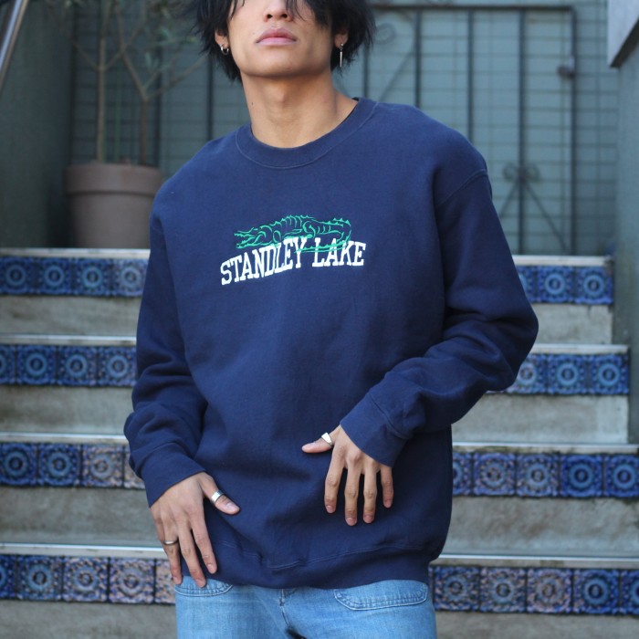 USA VINTAGE FRUIT OF THE LOOM EMBROIDERY DESIGN SWEAT SHIRT/アメリカ古着刺繍デザインスウェット | Vintage.City 古着屋、古着コーデ情報を発信