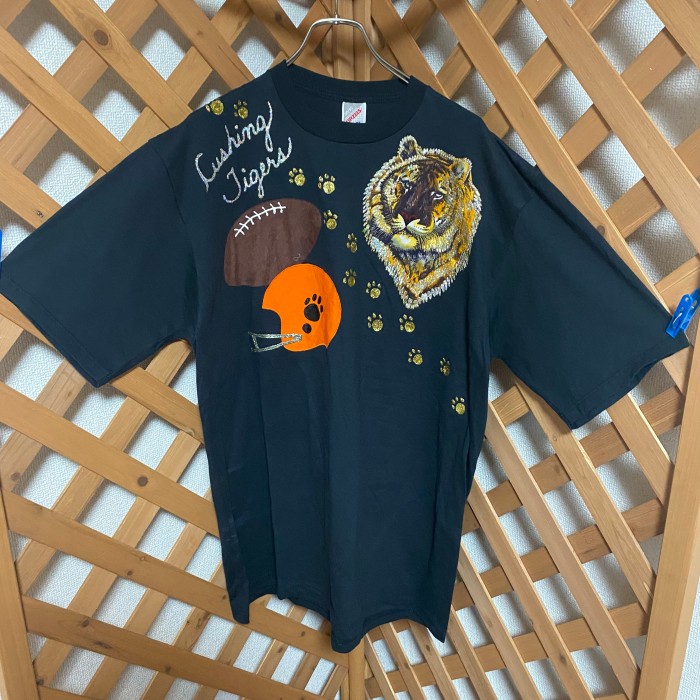 JERZEES ジャージーズ　tシャツ USA製　ブラック　タイガー　ラグビー | Vintage.City 古着屋、古着コーデ情報を発信