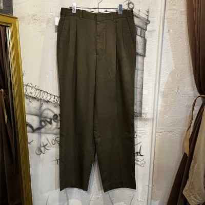 two tuck slacks pants | Vintage.City ヴィンテージ 古着