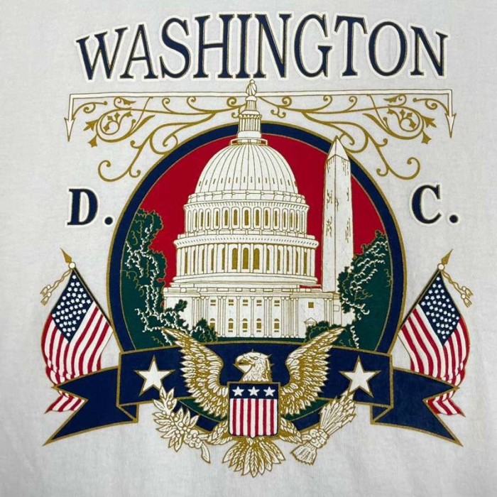 古着 WASHINGTON D.C. プリント Tシャツ | Vintage.City 古着屋、古着コーデ情報を発信