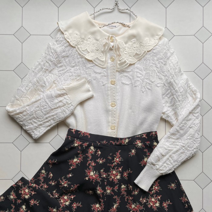 cotton knit cardigan | Vintage.City 빈티지숍, 빈티지 코디 정보