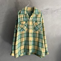 40s "Arrow" tartancheck opencollar vintage shirt | Vintage.City 빈티지숍, 빈티지 코디 정보