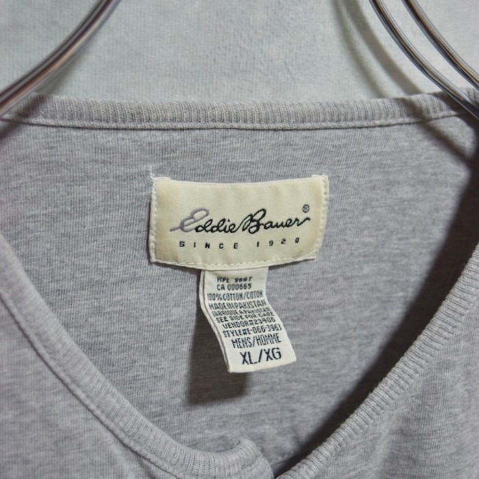 90s " eddie bauer " cotton henley neck cutsewn | Vintage.City Vintage Shops, Vintage Fashion Trends