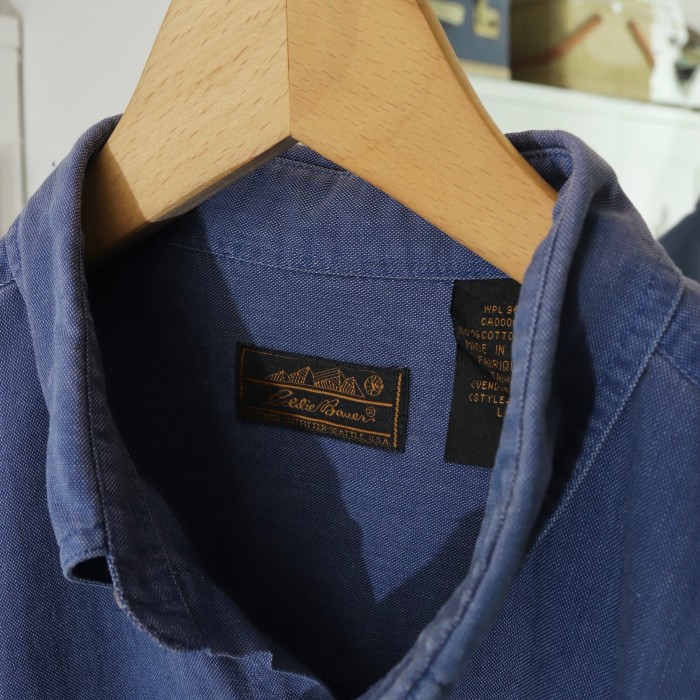 80~90s Eddie Bauer work shirt | Vintage.City 古着屋、古着コーデ情報を発信