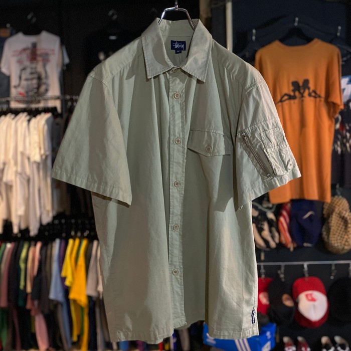 90s old stussy designed SS shirt -DEAD STOCK- | Vintage.City 古着屋、古着コーデ情報を発信