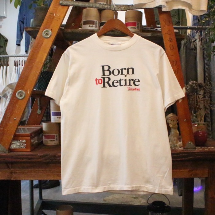 Born to Retire ALL SPORT MADE IN USA 袖裾シングル Tシャツ | Vintage.City 古着屋、古着コーデ情報を発信