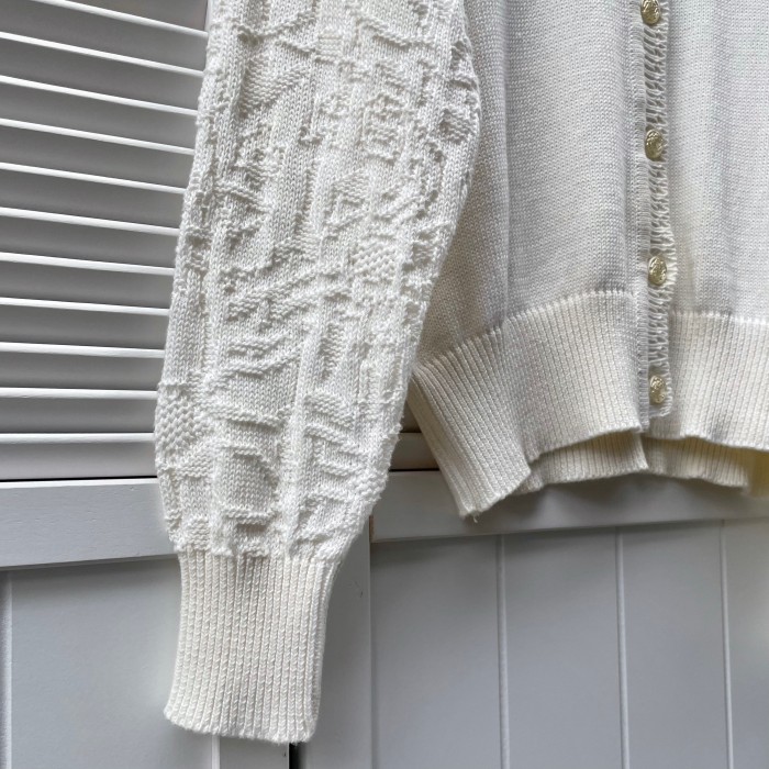 cotton knit cardigan | Vintage.City 古着屋、古着コーデ情報を発信