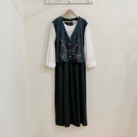 used us embroidery dress | Vintage.City ヴィンテージ 古着