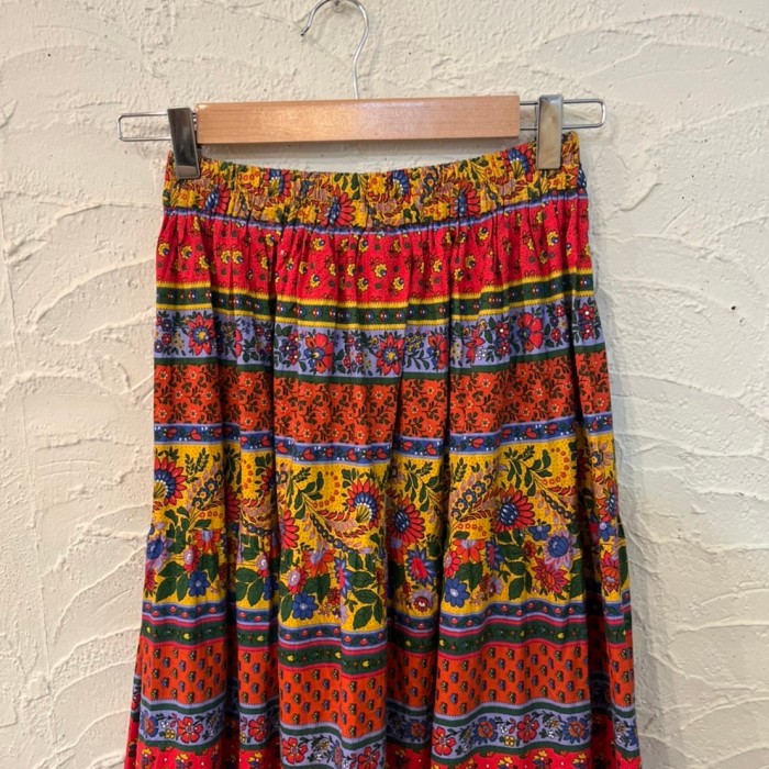 Flower pattern skirt | Vintage.City 古着屋、古着コーデ情報を発信