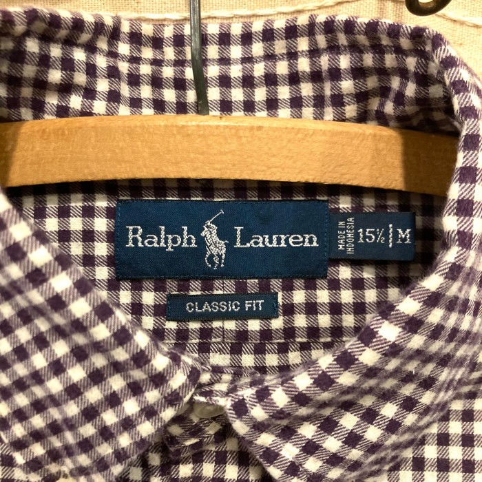 "Ralph Lauren" 長袖ギンガムチェックシャツ | Vintage.City 빈티지숍, 빈티지 코디 정보